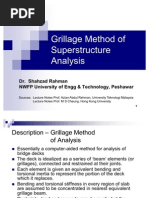 grillage analysis by surana